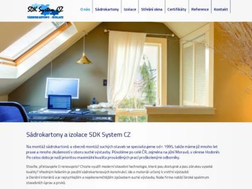 Sádrokartony a izolace SDK System CZ Jan Schüller