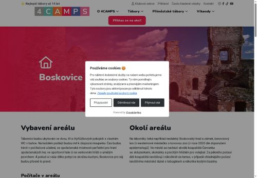 Zobrazit webové stránky 4camps Boskovice