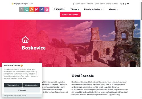 Zobrazit webové stránky 4camps Boskovice