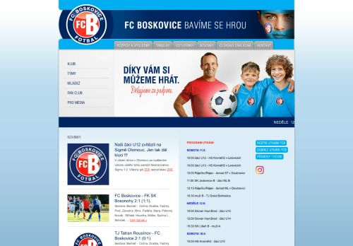 Zobrazit webové stránky FC Boskovice