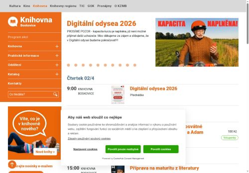 Zobrazit webové stránky Knihovna Boskovice