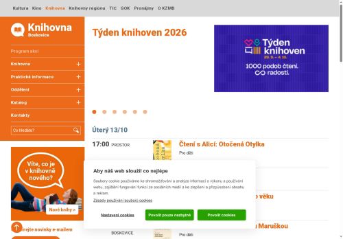 Zobrazit webové stránky Knihovna Boskovice