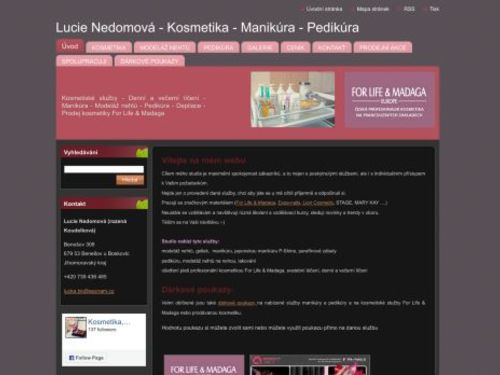 Kosmetika - manikúra - pedikúra