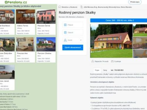 Rodinný penzion Skalky