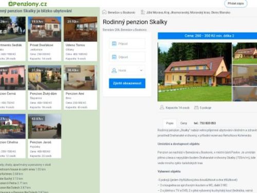 Rodinný penzion Skalky