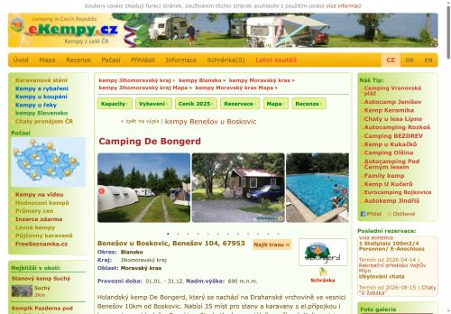 Zobrazit webové stránky Camping de Bongerd