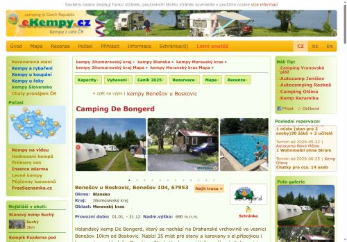 Zobrazit webové stránky Camping de Bongerd