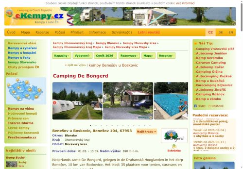Zobrazit webové stránky Camping de Bongerd