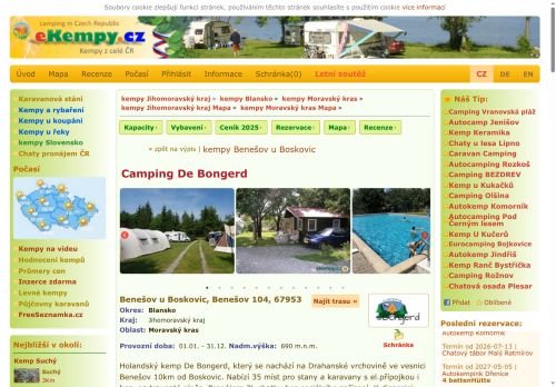 Zobrazit webové stránky Camping de Bongerd