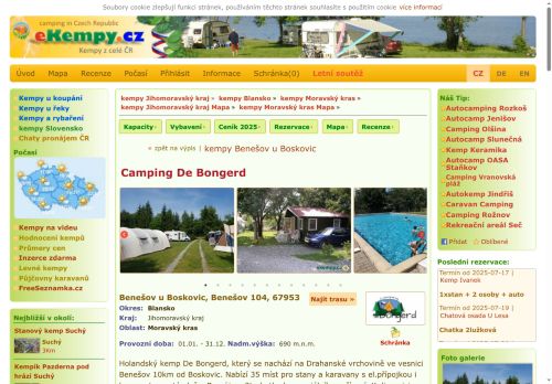 Zobrazit webové stránky Camping de Bongerd