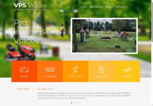 Veřejně prospěšné služby Vracov, Vypálená 622 nabízí práci na pozici dělník/ce na úklid a údržbu města v obci Vracov