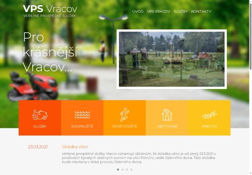 Zobrazit webové stránky Veřejně prospěšné služby Vracov