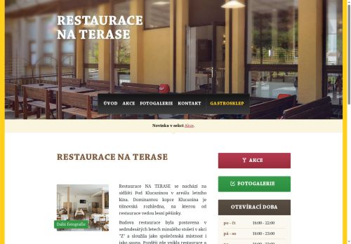 Zobrazit webové stránky Restaurace Na Terase