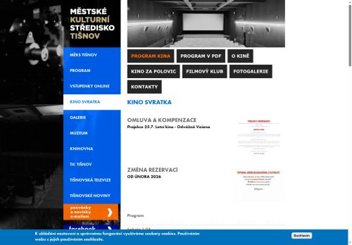 Zobrazit webové stránky Kino Svratka