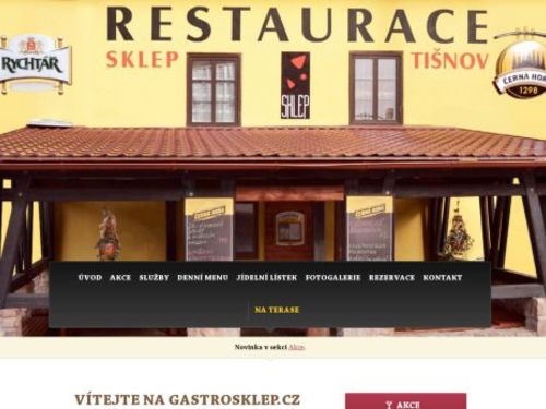 Restaurace Sklep