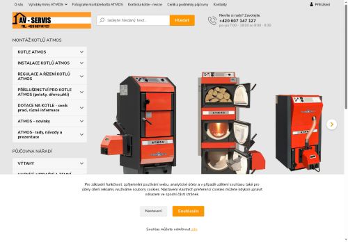 Zobrazit webové stránky AV - Servis