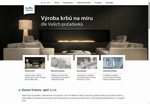 Zobrazit webové stránky KOVOS Vracov