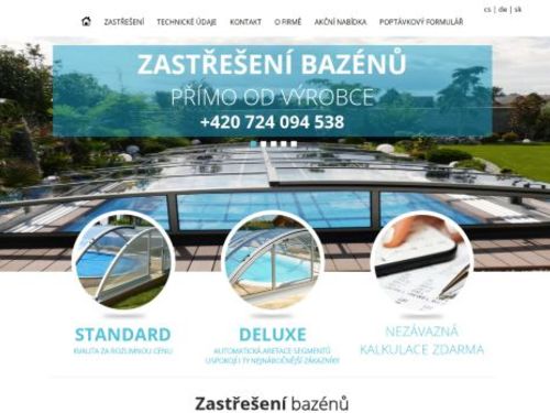 Zastřešení bazénů Vracov