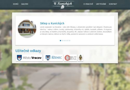 Zobrazit webové stránky U Kunických