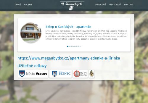 Zobrazit webové stránky U Kunických