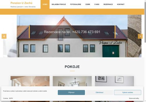 Zobrazit webové stránky Penzion U Zachů