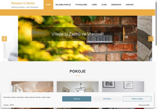 Zobrazit webové stránky Penzion U Zachů