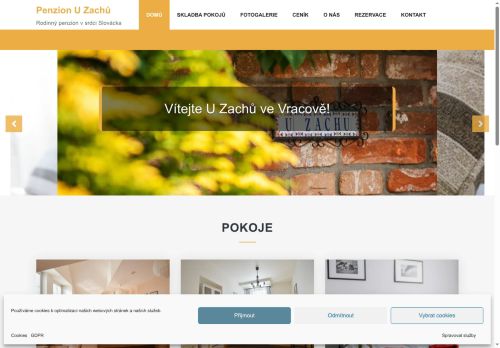 Zobrazit webové stránky Penzion U Zachů