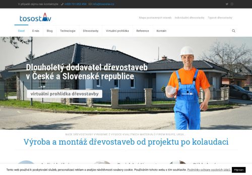 Zobrazit webové stránky Tosostav