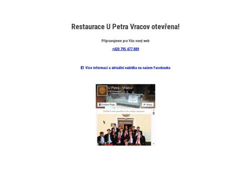Zobrazit webové stránky Restaurace U Petra