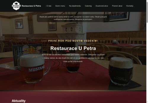 Zobrazit webové stránky Restaurace U Petra
