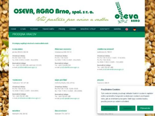 OSEVA AGRO Brno - Vracov