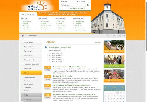 Zobrazit webové stránky Základní škola Velké Pavlovice