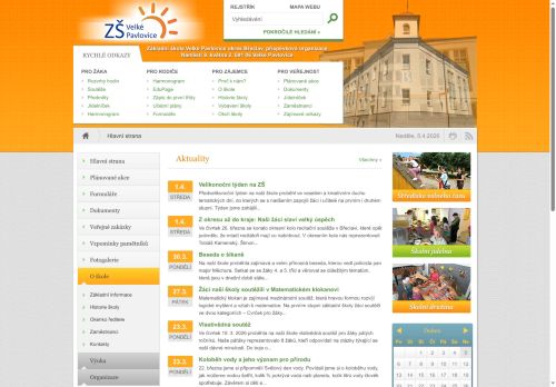 Zobrazit webové stránky Základní škola Velké Pavlovice