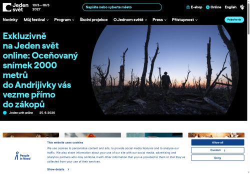 Zobrazit webové stránky Jeden svět Boskovice
