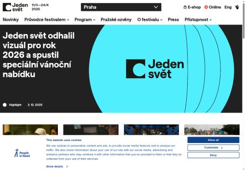 Zobrazit webové stránky Jeden svět Boskovice