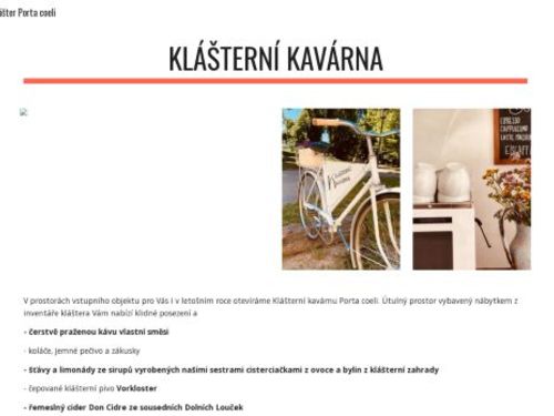 Klášterní kavárna Porta coeli