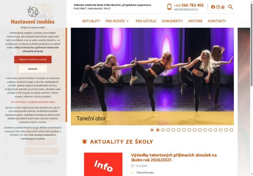 Zobrazit webové stránky ZUŠ Velké Meziříčí