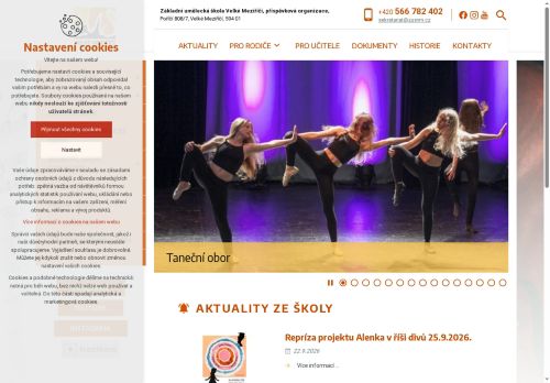 Zobrazit webové stránky ZUŠ Velké Meziříčí