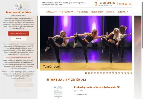 Zobrazit webové stránky ZUŠ Velké Meziříčí