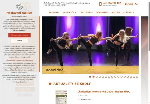 Zobrazit webové stránky ZUŠ Velké Meziříčí