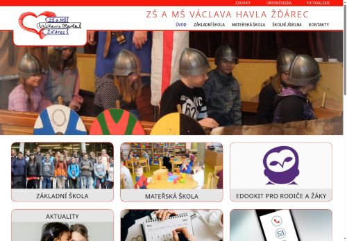 Zobrazit webové stránky Základní škola a Mateřská škola Václava Havla Žďárec