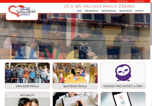 Zobrazit webové stránky Základní škola a Mateřská škola Václava Havla Žďárec