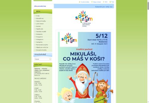 Zobrazit webové stránky Středisko volného času Boskovice