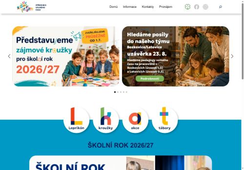 Zobrazit webové stránky Středisko volného času Boskovice