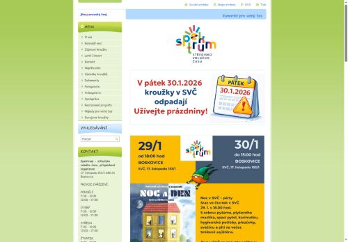 Zobrazit webové stránky Středisko volného času Boskovice