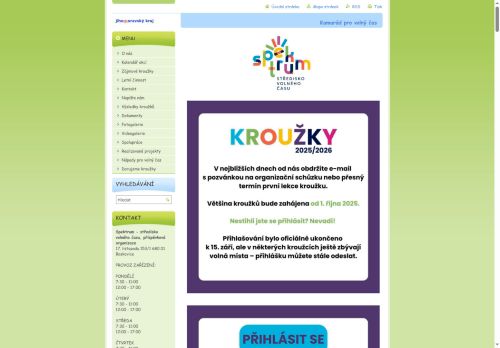 Zobrazit webové stránky Středisko volného času Boskovice