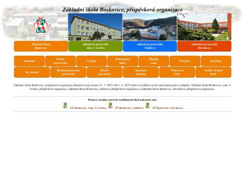 Zobrazit webové stránky Základní škola Boskovice, příspěvková organizace