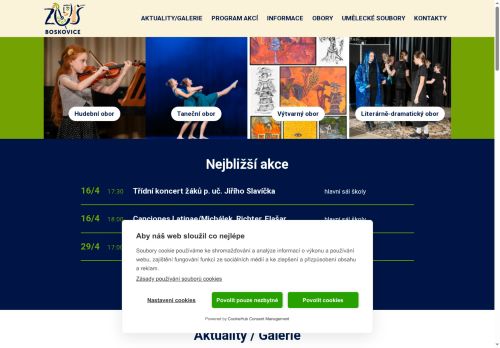 Zobrazit webové stránky Základní umělecká škola Boskovice
