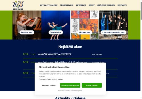 Zobrazit webové stránky Základní umělecká škola Boskovice