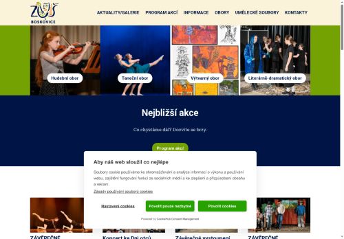 Zobrazit webové stránky Základní umělecká škola Boskovice